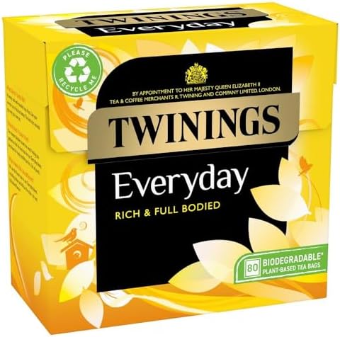 Twinings Everyday Tea Bags 80 Pack of 2 Boxes