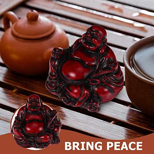 BESPORTBLE Maitreya Buddha Statue Resin Maitreya Buddha Ruyi Decoration Home Desk Ornament 1pc (2 Inches)