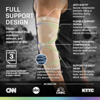 Modvel 2 Pack Elbow Brace - Golfer's Elbow Compression Sleeve Support for Joint Pain Relief, Recovery, Tendonitis Braces, Tennis Elbows Brace For Men & Women, Workout & Weightlifting Arm Wrap, Nude