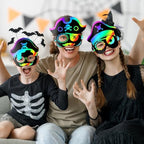 Deekin 60 Pcs Pirate Party Favors Pirate Themed Birthday Party Accessories Supplies Gasparilla Scratch Mask Craft Kit Rainbow Masks Treasure Scratch Crafts Gift Set Decorations
