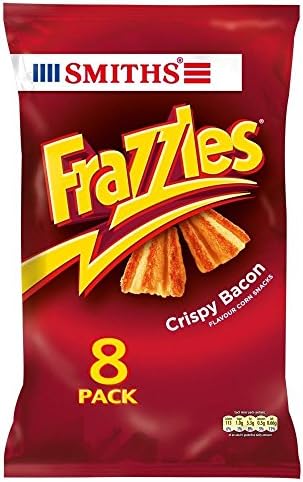 Walkers Smith's Frazzles - Crispy Bacon (8x23g) - Pack of 2