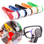 LERORO 5 Pcs Mini Sun Glasses Eyeglass Microfiber Spectacles Cleaner Soft Brush Cleaning Tool Mini Microfiber Glasses Eyeglasses Cleaner Cleaning Clip