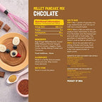 Slurrp Farm Millet Pancake Mix Trial Pack | 4 Flavors: Banana Choco Chip, Chocolate, Blueberry, Classic | No Added Sugar or Salt | Healthy Kids Breakfast | 1.76 Oz (Pack of 4)