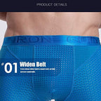 Mens Nylon Mesh Magnetic Therapy Health Care Breathable Inner Pants Underwear Briefs