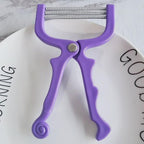 Facial Hair Remover Spring Manual Removal Epilator Beauty Shaving Threading Tool for Women(Red)