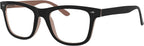 Eyekepper Readers Square Large Lenses Spring-Hinges Reading Glasses Women