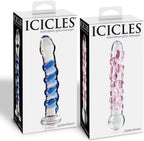 Pipedream Icicles No 5 & Icicles No 7 Glass Dildo Bundle
