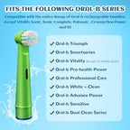 GENKENT 20 Pcs Kids Toothbrush Head Compatible with Braun Oral B Kids Electric Toothbrushes, Extra Soft Bristle for Sensitive