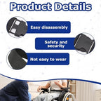 Wheelchair Safety Strap Seat Belt Adjustable,Wheelchair Seatbelt,Wheelchair Seat Belt,Wheelchair Safety Belt,Anti-Fall Extra Long Size for Sliding Belt Patients Strap Chair Medical Seniors Disable