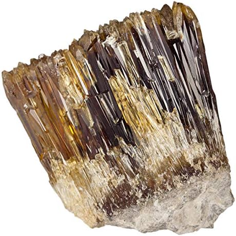 mookaitedecor Natural Raw Amber Calcite Crystal Cluster Geode Stone Mineral Specimen Gemstone for Reiki Healing Home Decoration(0.22-0.33 lb)