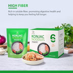 Soeos Konjac Noodles, Spaghetti Pasta, 8.8 oz (250g)*6 Pack, Low Calorie, Low Carb, Keto and Paleo Friendly Shirataki Noodle, Gluten-Free, Fat Free, Sugar Free, Vegan