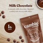 Merckens Milk Melting Chocolate - 1 Pound of Premium Quality Milk Candy Melts to make Dubai Chocolate Bar, Cake Pops, Cocoa Bombs, & Homemade Desserts
