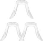 Mobestech Eyeglasses Nose Pads Replacement Set 3 Pcs Silicone Non Slip Nose Bridge Pads for Glasses Comfortable Support U Shaped Cushions for Eyewear Repair