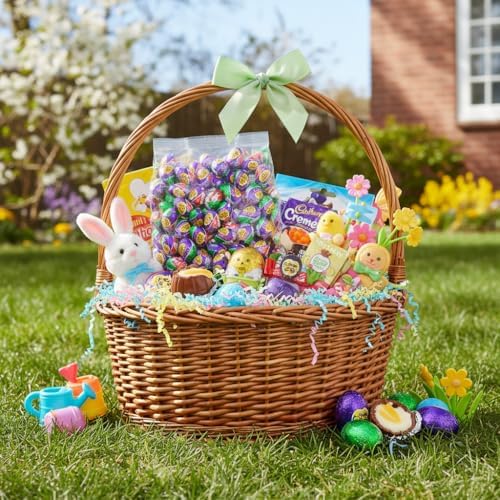 CadburyEggs Creme 48 Count - Bulk Chocolate Individually Wrapped Easter Eggs - 1.2oz Cadburry Creme Eggs Cream Filled Bulk Easter Candy for Easter Baskets & Egg Hunts (48 Eggs)