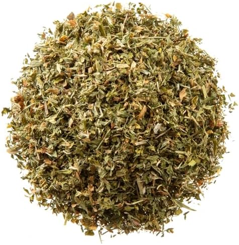 Alfalfa Leaf Cut & Sifted, by Herb Co, Non-GMO, Non-Irradiated, for Herbal Teas, Soups & Smoothies, Bright Earthy Flavor, Kosher, 1/4 lb