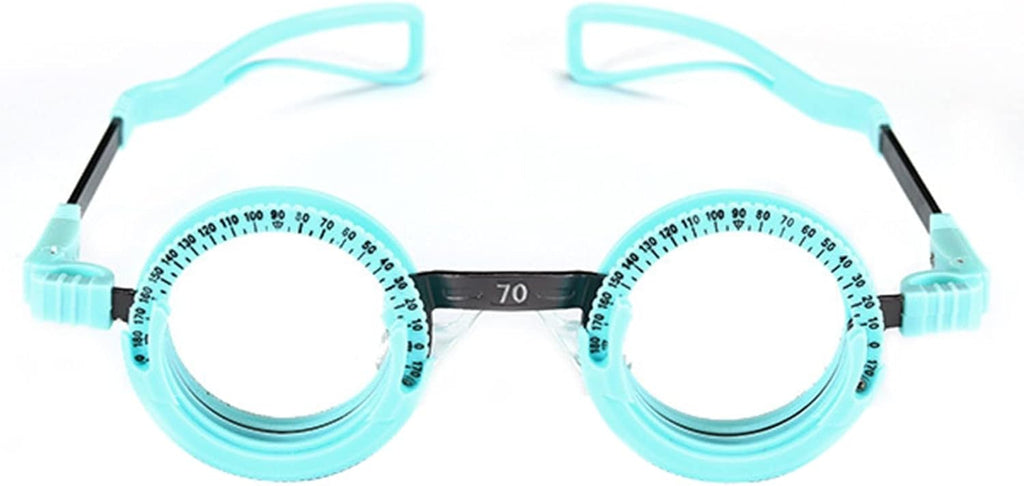 Fixed Trial Frame Optometric Universal Optical Trial Frame PD 50-72mm Optical Trial Frame Ophthalmology Trial Frame Test Optometrist (Color:Blue,Size:PD70)
