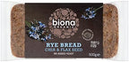Biona Organic Rye Bread with Chia & Flax Seed 500g-2 Pack