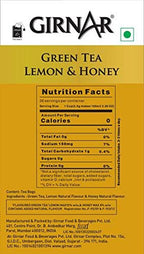 Girnar Green Tea Bags with Lemon & Honey (36 Tea bags)
