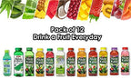 OKF Aloe Vera King Drink – Flavor includes Coco, Original, Grape, Mango, Pineapple, Watermelon, Pomegranate, Gold Kiwi, Peach, Strawberry, and Sugar Free Aloe Vera Juice (12 Flavors) (Pack of 12)