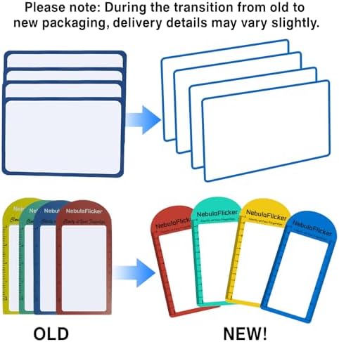 4 Pcs Magnifying Sheet 3X Page Magnifier for Reading Lightweight PVC Fresnel Lens with 4 Pcs Magnifying Bookmark Ruler for Low Vision & Seniors