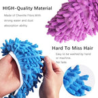 4 Pcs Shoes Cover Dust Duster, Washable Mop Slippers Shoes for Floor Cleaning, Reusable Microfiber Duster Mops for House, Office, Bathroom, Kitchen Cleaning (2Pairs)