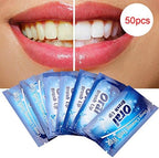 Lingettes Anti Dent,Brush Ups Baby Teeth Wipes Oral Up, Teeth Wipes,Deep Cleaning Theet Wipes 50Pcs Wipes Clean Teeth Wipe Cloth Tooth Cleansing Tool for Oral Deep