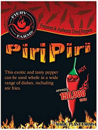 2 OZ Fiery Farms African Birds Eye Dry Chili Pepper Pods (Birdseye or Piri Piri) Non-GMO