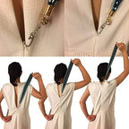 ZipSeven Zipper Puller for Dress and Boots Zipper Helper Zip Up and Down Pull Assistant with Easy Zip Aid Puller by Yourself with Jewelry (Green, Standard)