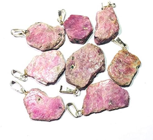 Ruby Single Pendant Crystal Healing Fashion Jewelry Gift Wellness Peace Power Metaphysical Gemstone Positive Energy Health Wealth Handcrafted Accessory