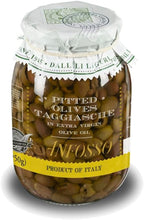 Anfosso Pitted Taggiasca Olives in Extra Virgin Olive Oil – Authentic Italian Delicacy - Glass Jar (950 g / 2 lb 1.5 oz)