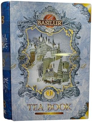 Basilur, Tea Book Collection, 100% Pure Ceylon Tea, Book Volume 1, Collectable Metal Caddy
