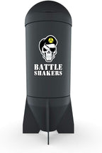 Battle Shakers Missile | Military Themed Shaker Bottle | Leak-Proof Protein Cup with Storage Compartment | Mix Protein Powders & More | Durable & Dishwasher Safe | 20 Oz