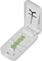 Professional Pill Cutter with Centering Device Safety Blade for Small and Large Tablets, Works for 1/4,1/3 and 1/2