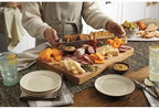 The Wisconsin Cheeseman Meat and Cheese Combo - Featuring Italian, Original and Garlic Summer Sausages, Colby, Brick, Sharp Cheddar, and Monterey Charcuterie Boards, Charcuterie Gift Basket Set