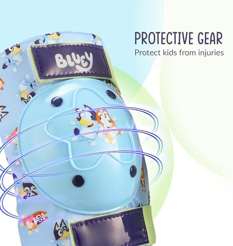 Elbow and Knee Pads for Kids, Protective and Comfortable Outdoor Gear Set for Ages 3+ with Adjustable Velcro Straps, Shock Absorption, Bike Knee Pads for Boys and Girls