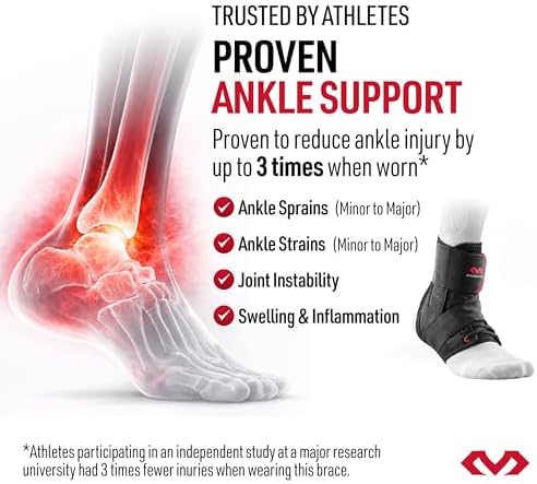 McDavid Ankle Brace Ultralight for Sprained Ankle, Figure 8 Ankle Braces, Lace up Ankle Brace, Ankle Braces for Men and Women, Ankle Support Brace and Stabilizer