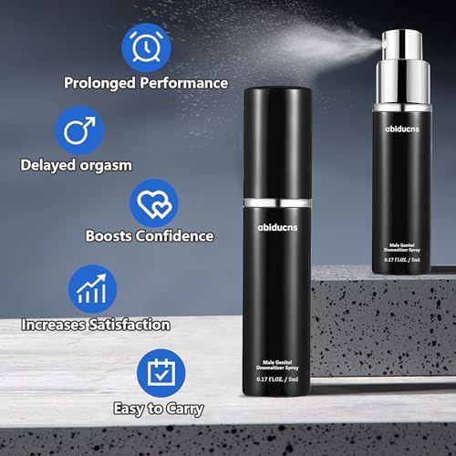 Delay Spray for Men, Performance Enhancing,Boost Confidence and Sensitivity with Gentle,Ideal for Sensual Experiences,0.17FL.OZ./5ML