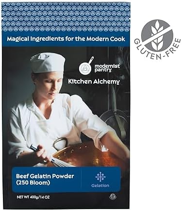 Pure Beef Gelatin Powder (250 Bloom) ⊘ Non-GMO Gluten-Free - 400g/14oz