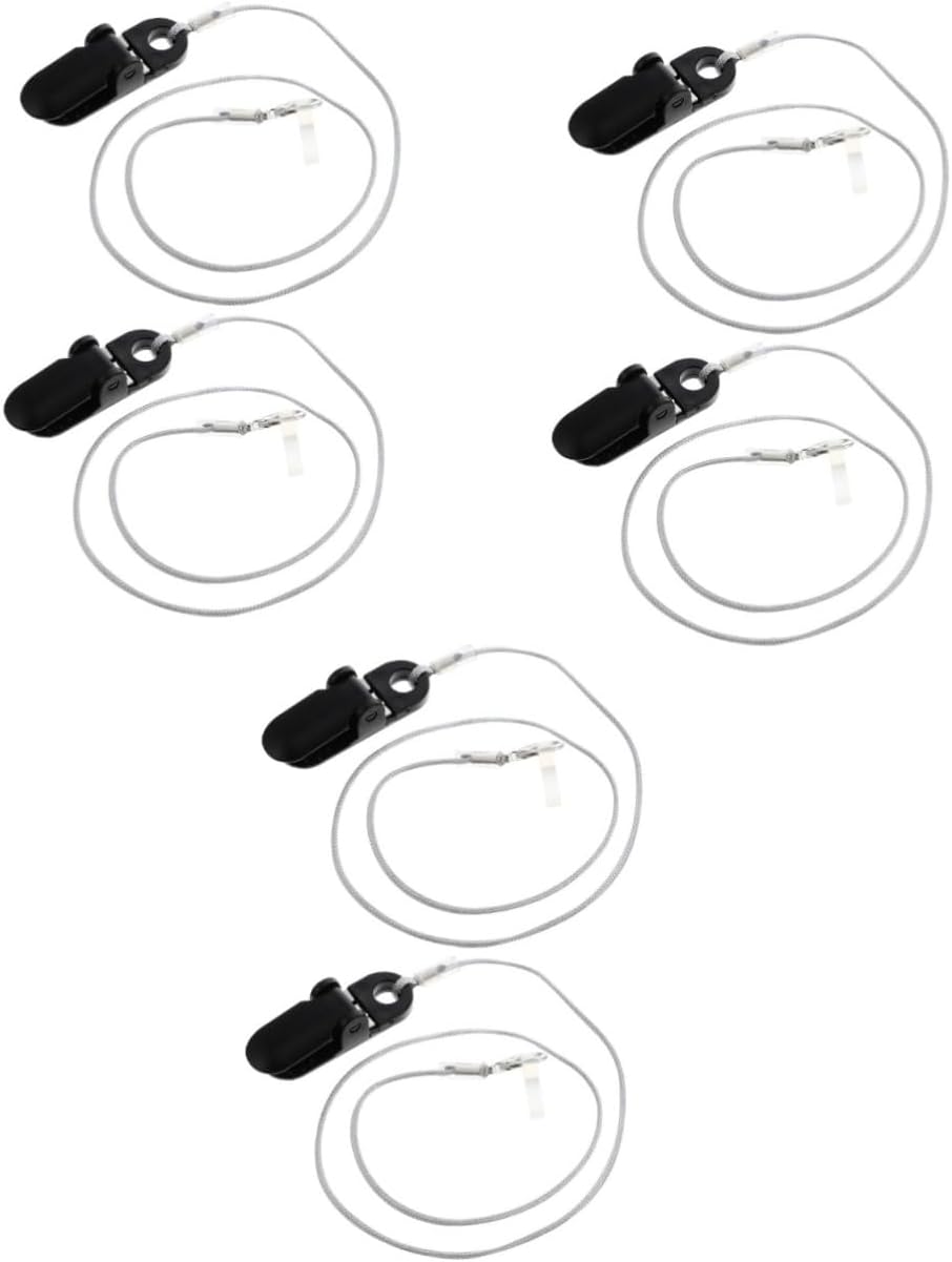 6pcs Hearing Aid Accessory Portable Lanyard for Binaural Aides Easy to Use Clip