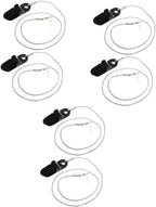 6pcs Hearing Aid Accessory Portable Lanyard for Binaural Aides Easy to Use Clip