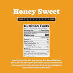 Rufus Teague Honey Sweet BBQ Sauce, Premium Barbecue Sauces with Natural Ingredients, No Drip Squeeze Bottle, Flip Top Bottles, Award-Winning Bold Flavor, Gluten-Free, Non-GMO, 15.2 oz