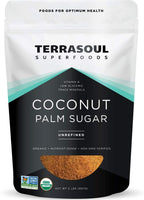 Terrasoul Superfoods Organic Coconut Sugar, 2 Lbs - Low Glycemic | Unrefined | Trace Minerals