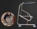Toilet Surround Frame, Non-Slip Stainless Steel Toilet Safety Frame, Bathroom Toilet Seat Aids, for Elderly, Disabled, or Handicapped