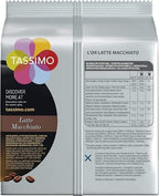 Tassimo L'OR Latte Macchiato Coffee Pods, 8 Servings