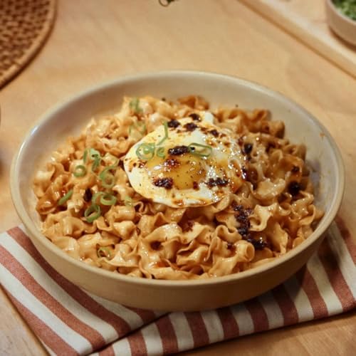 Lee Kum Kee Soy & Shallot Noodles (3.9 oz each, 5 Count - 1 Pack) Vegan | Savory & Aromatic | Chewy Noodles | Perfect for Quick Meals