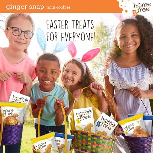 Homefree Mini Ginger Snap Cookies, Gluten Free, Nut Free, Vegan, School Safe and Allergy Friendly Snack, 5 oz. (Pack of 1)