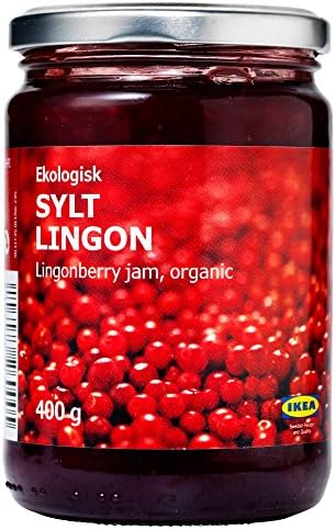 IIKEA SYLT LINGON Organic Lingonberry Jam ( 2 Jars)