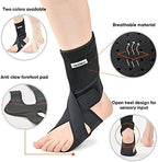 NEOFECT Drop Foot Brace - Adjustable AFO Ankle Brace for Walking & Stroke Recovery, Breathable Material for Ankle and Foot Support, Comfortable Design (Large/Right)