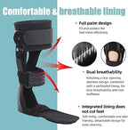 Medical AFO Foot Drop Brace Ankle Foot Orthosis Drop Foot Stabilizer Support for Walking with Shoe for Men and Women for Stroke, MS, Hemiplegia Foot Drop, ALS (Large-Right)
