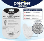 Clear Gel Ball of Foot Cushions, for Heels and Flats, 6 Count (3 Pairs)